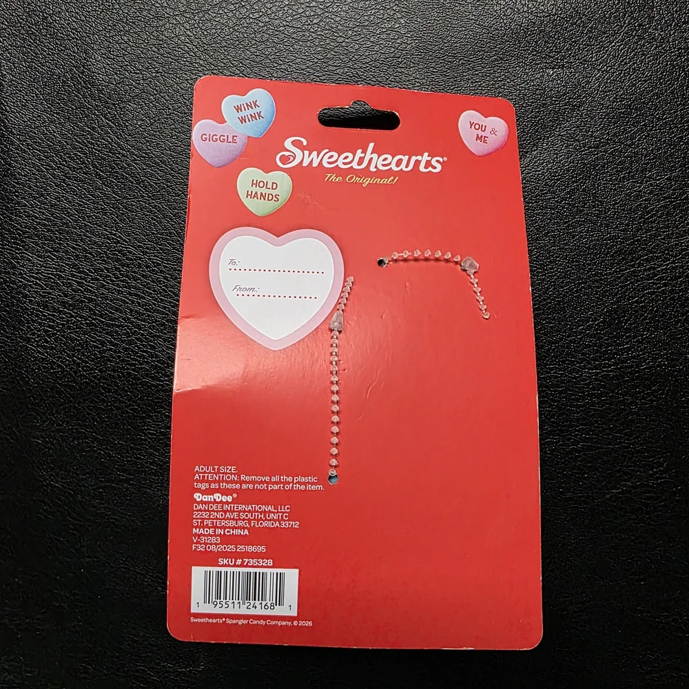 Blue Fuzzy Heart Hair Clip - 